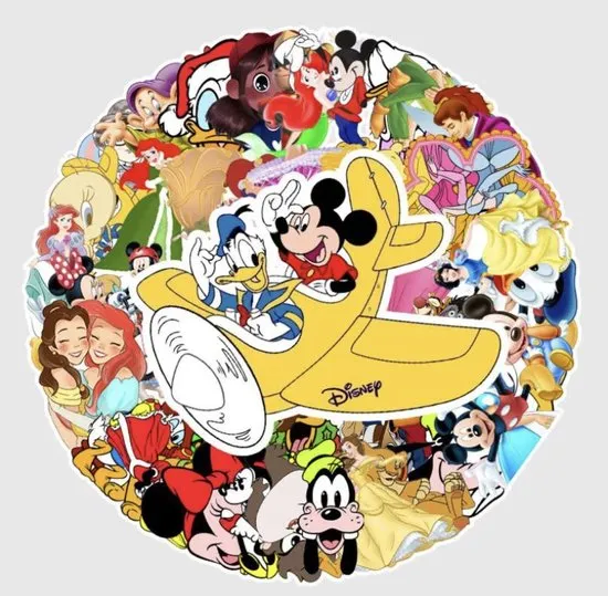 Omgekeerde lekken Vooroordeel Disney Figuren Stickers - Prijzen Vergelijken | 50 stuks