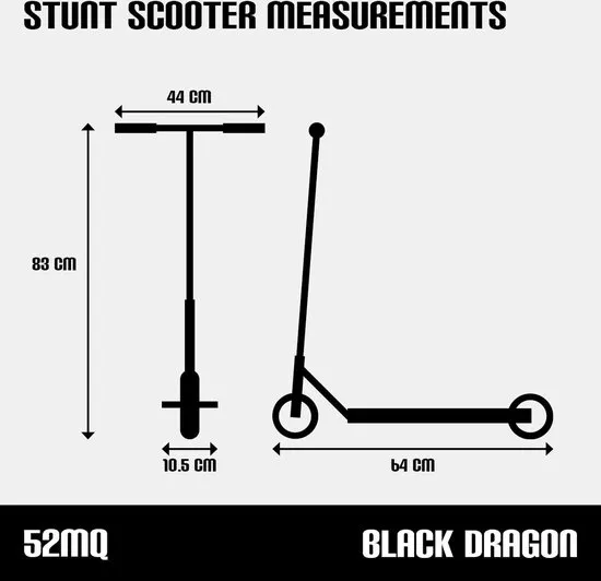 cafetaria Verstoring houder Stuntstep Black Dragon - Prijzen Vergelijken - Zwart/Brons