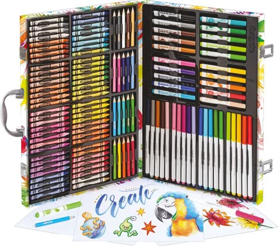 Crayola Kleurkoffer Inspiratie 140st | Prijzen Vergelijken