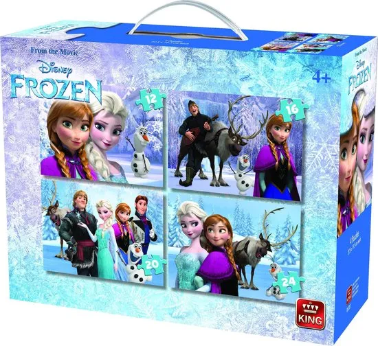 Disney 4-in-1 Puzzle Frozen | Prijzen | King