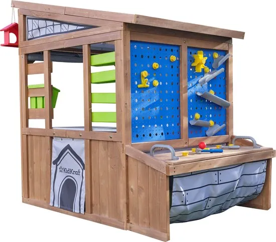 verkeer Negen Sta op Prijzen vergelijken voor KidKraft Hobby Workshop houten speelhuisje