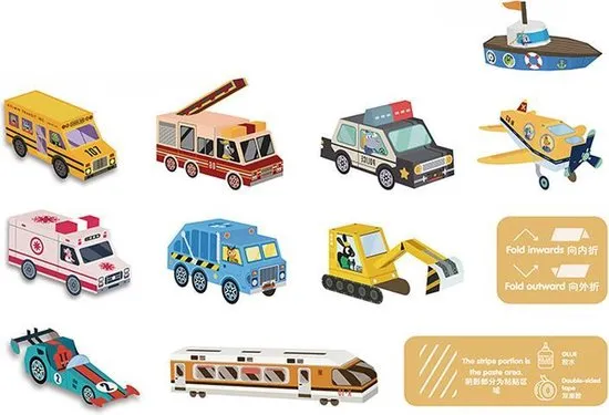 voor Jongens: Vergelijk Prijzen van Stickervellen, Papier & Knutseldoos Wagens