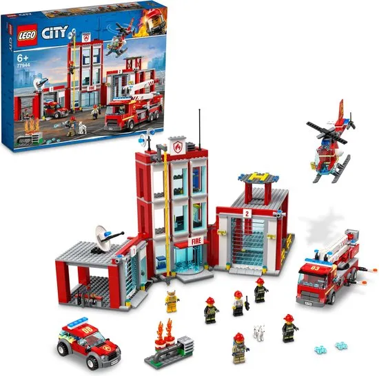 Overtreding Ongeautoriseerd Rode datum LEGO City Brandweerkazerne Hoofdkwartier - Prijzen Vergelijken | 77944