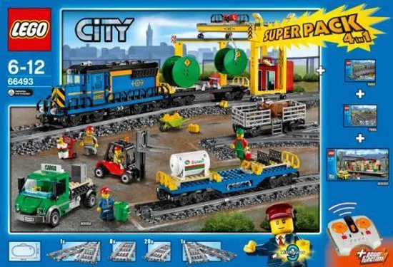 Tien jaar Civiel Orthodox LEGO City Treinen Super Pack 4in1 - Prijzen Vergelijken | 66493