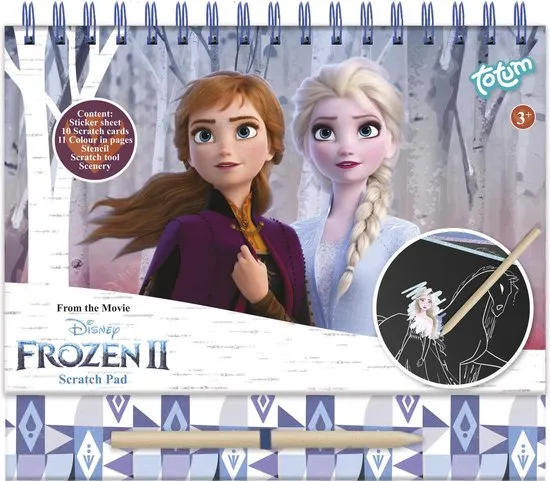 wanhoop drinken Actuator Prijzen vergelijken: Totum Kleur- en kraskaarten boek Disney Frozen Junior  24-delig