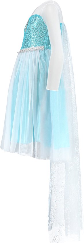 Automatisch Onderbreking Eerste Prinsessenjurk Meisje - Frozen Elsa Jurk Sleep 116/122 | Prijzen Vergelijken