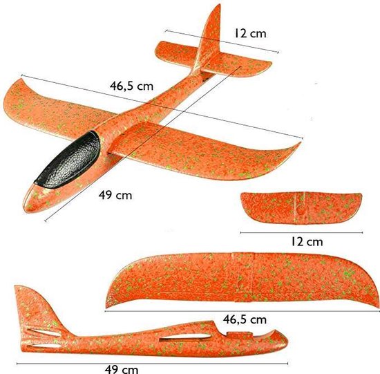 verlies uzelf Zee Vesting XL Oranje Wegwerp Vliegtuig | Prijzen Vergelijken