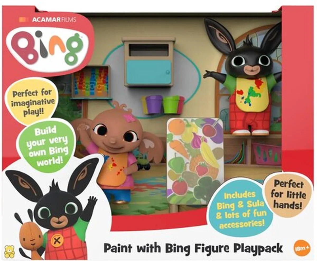 Bing Schilder met en Sula Speelfiguurtjes incl. accessoires speelgoed