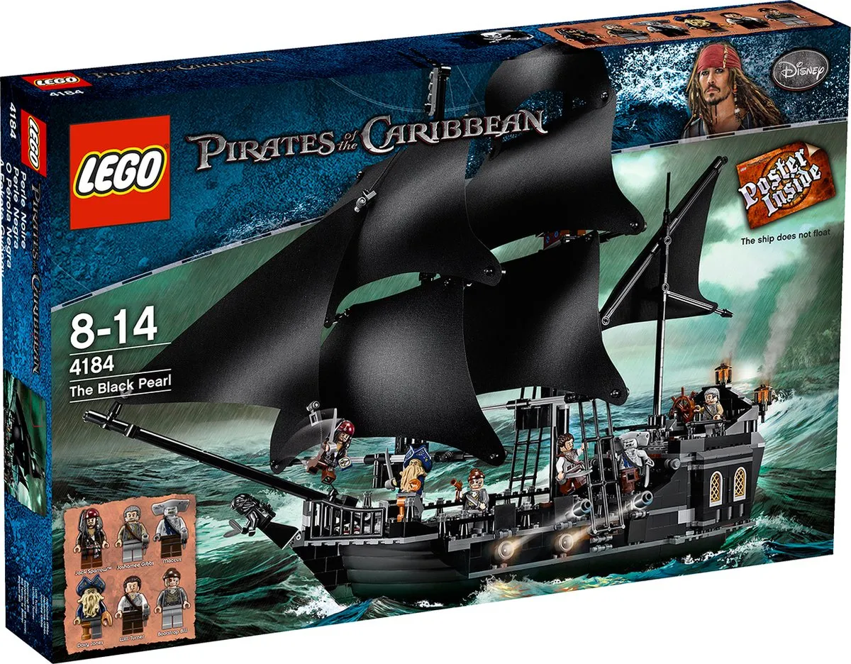 LEGO Pirates of the Caribbean The Black Pearl - 4184 speelgoed