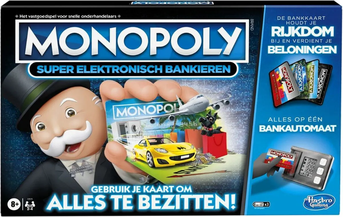 Monopoly Super Elektronisch Bankieren - Bordspel speelgoed