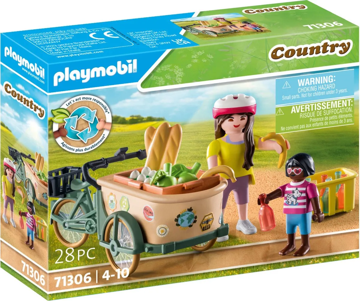 PLAYMOBIL Country Vrachtfiets - 71306 speelgoed